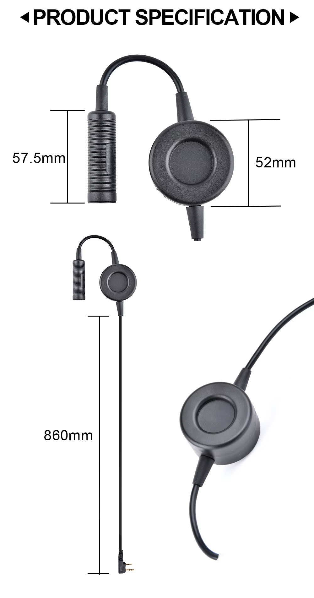 Prueba de uso con auricular