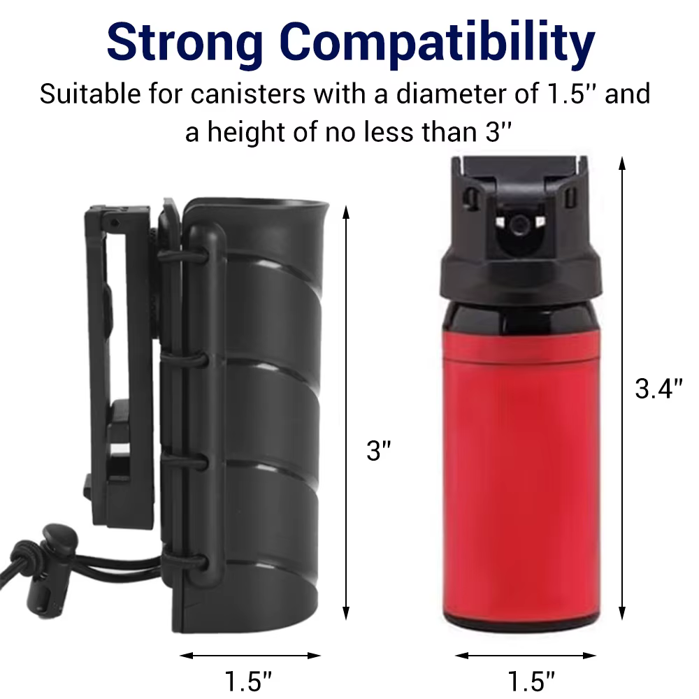Funda giratoria táctica spray pimienta MK3 - Cinturón servicio - imagen 4