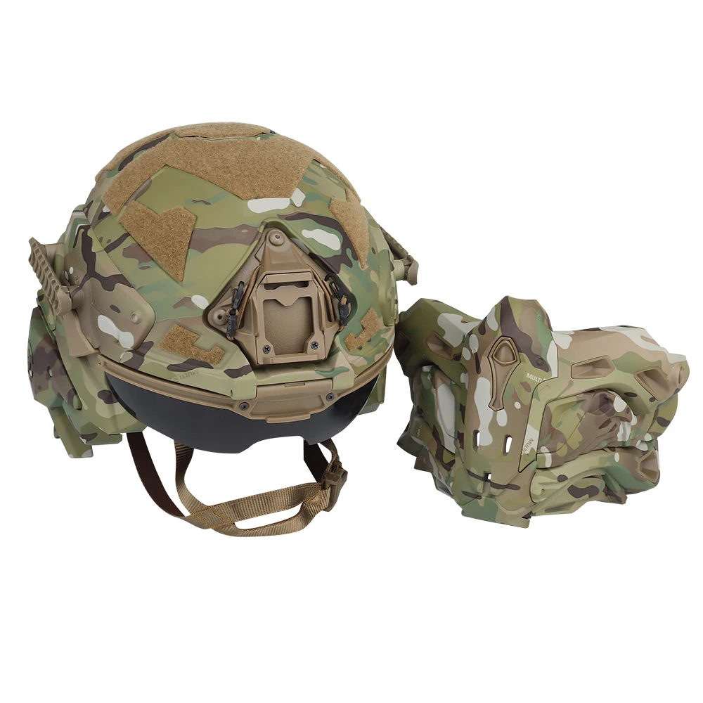 Casco táctico airsoft ventilado anti-vaho con auriculares desmontables - imagen 5