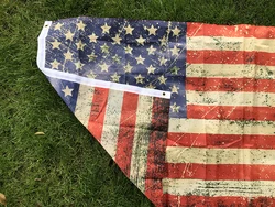 Banderín táctico vintage tejino teñido USA