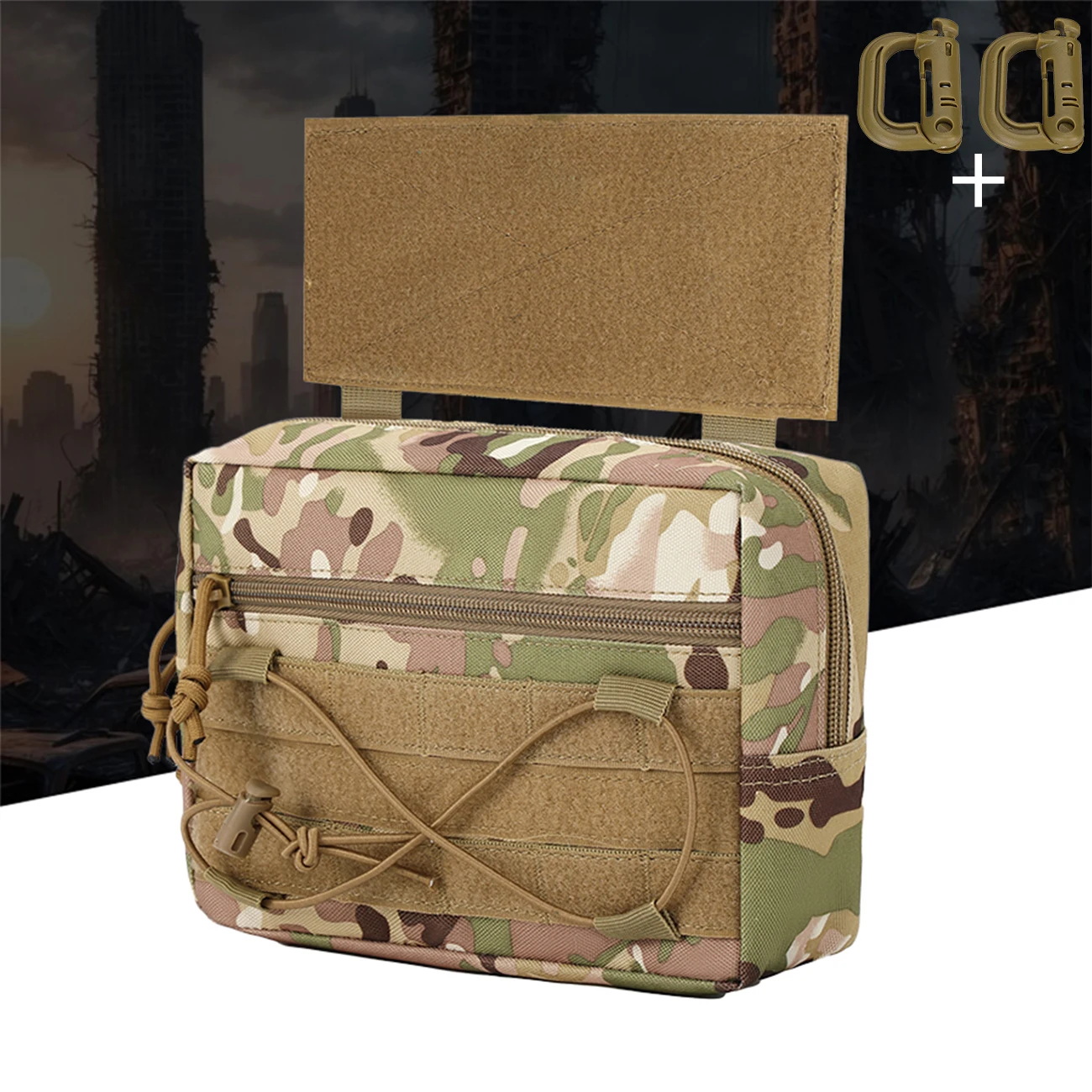 Bolsa de accesorios táctica Magic Sticky para chaleco de caza - imagen 2