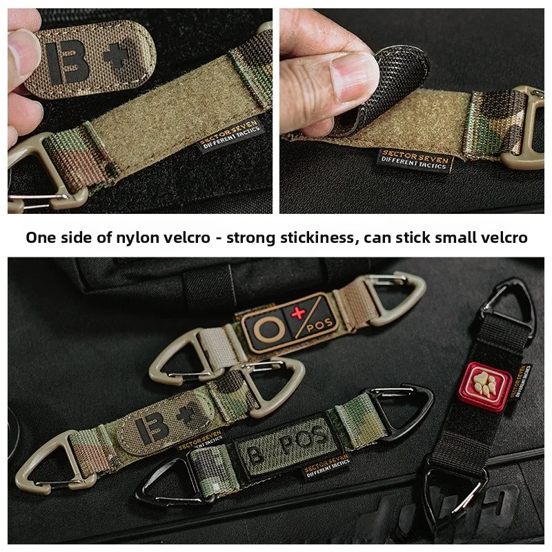 Cinturón táctico multiusos con hebilla triangular y gancho rápido - imagen 3