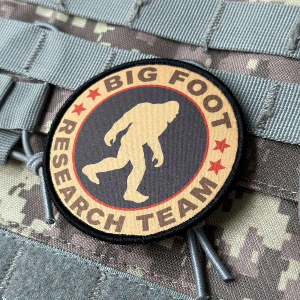 Parche moral Bigfoot – Insignia con gancho y bucle