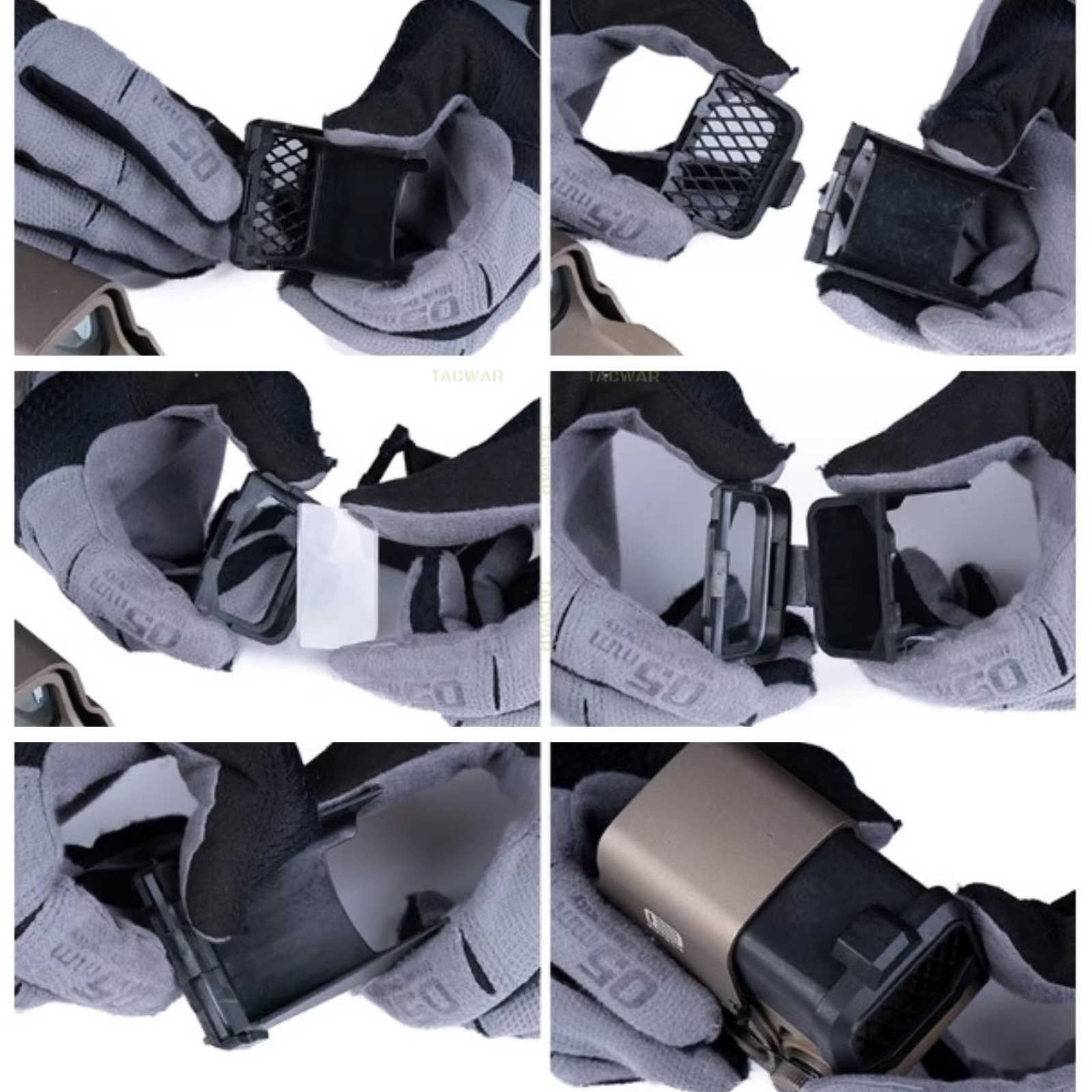 Funda protectora para mira holográfica EOTech con lente y malla - imagen 5