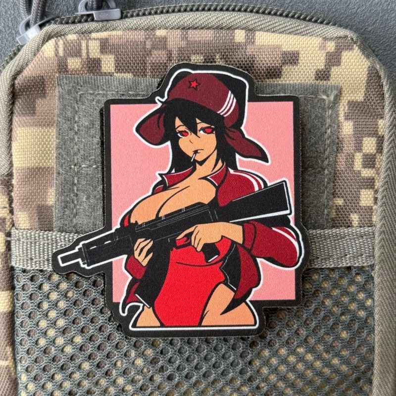 Parche táctico moral anime con velcro gancho y bucle para mochila - imagen 5