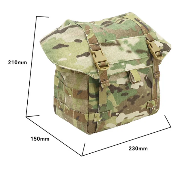 Bolsa de cadera multiusos en vista lateral