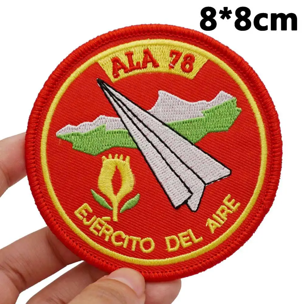 Insignia DFP Marina Española bordada – Parche motorista punk - imagen 2