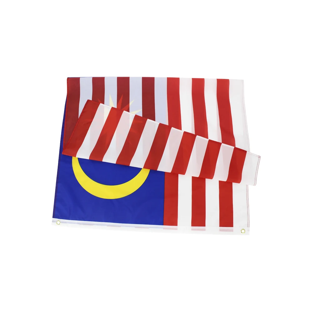MY MYS Bandera Malasia para exterior, poliéster resistente - imagen 4