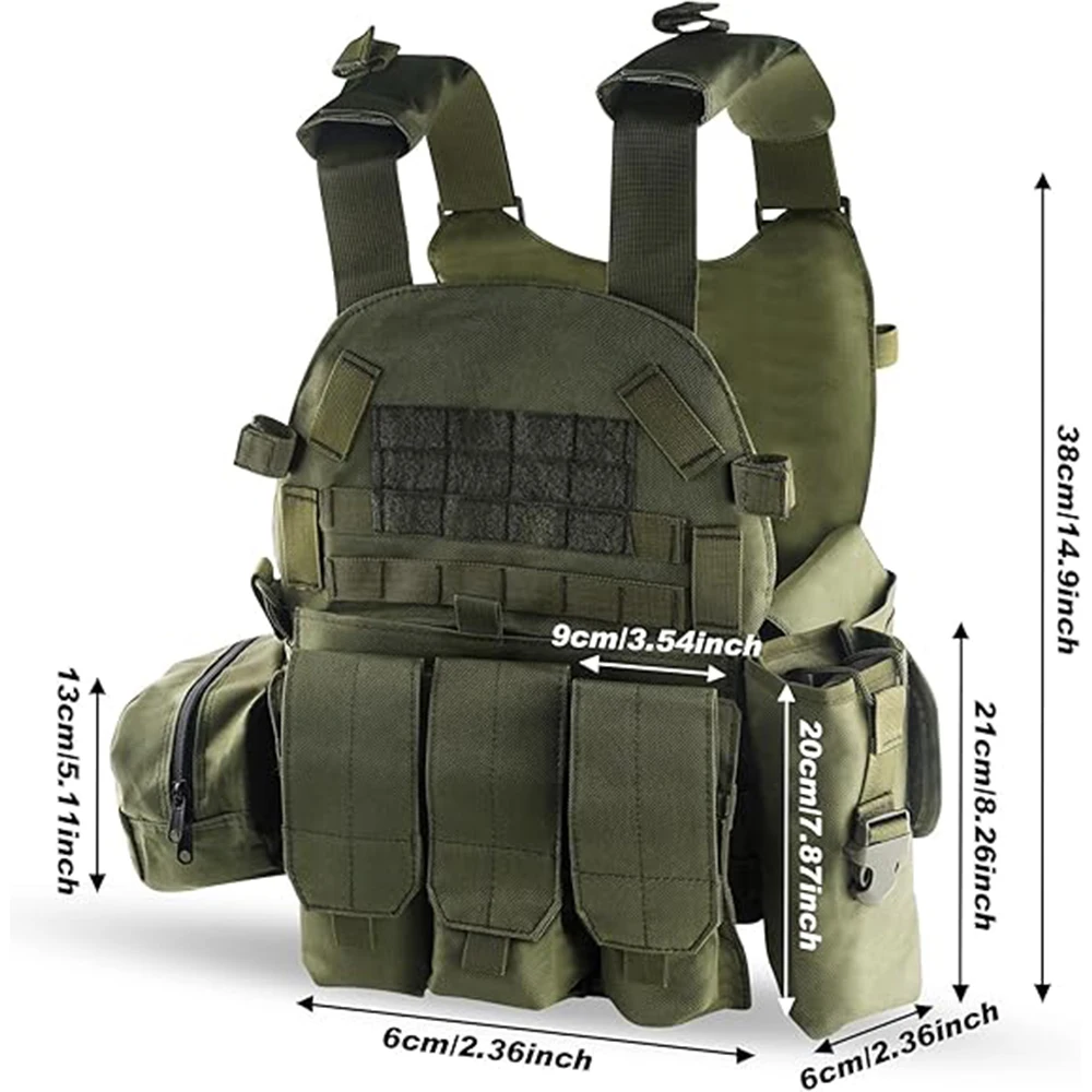 Chaleco táctico de protección y liberación rápida para airsoft - imagen 2