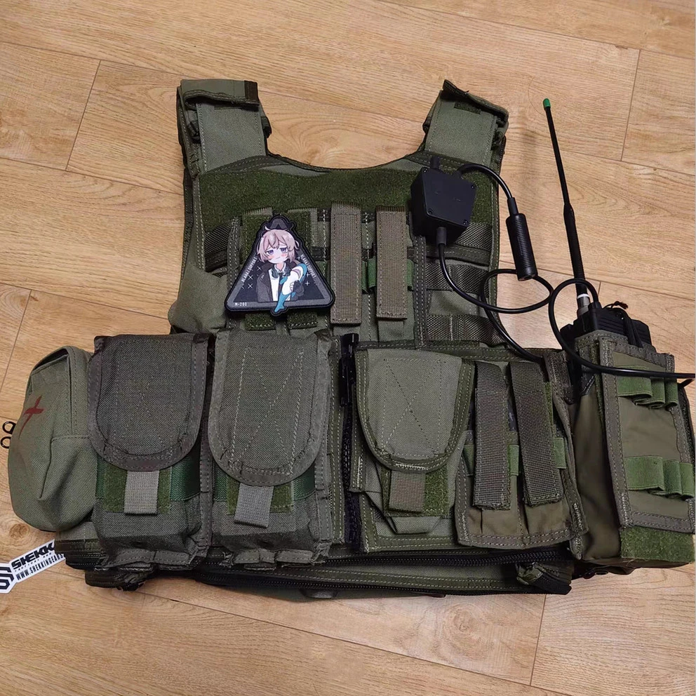 Parche táctico Girl Frontline M200 Shark Blahaj para ropa y mochila - imagen 5