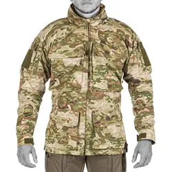 UF Chaqueta táctica camuflaje cortavientos longitud media para caza