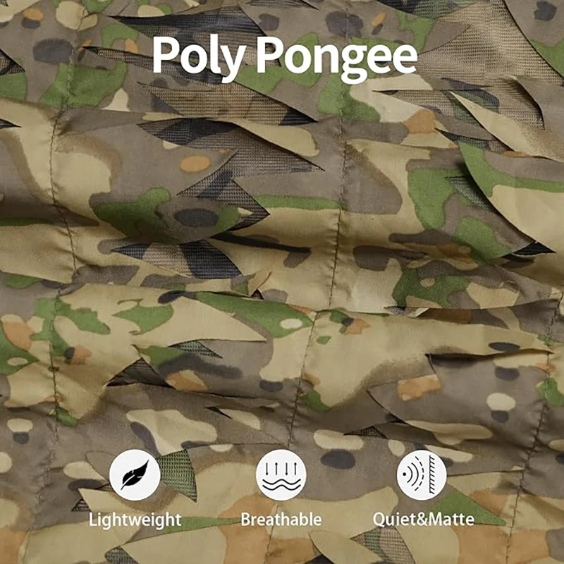 Traje camuflaje tridimensional hojas transpirable caza y airsoft - imagen 2