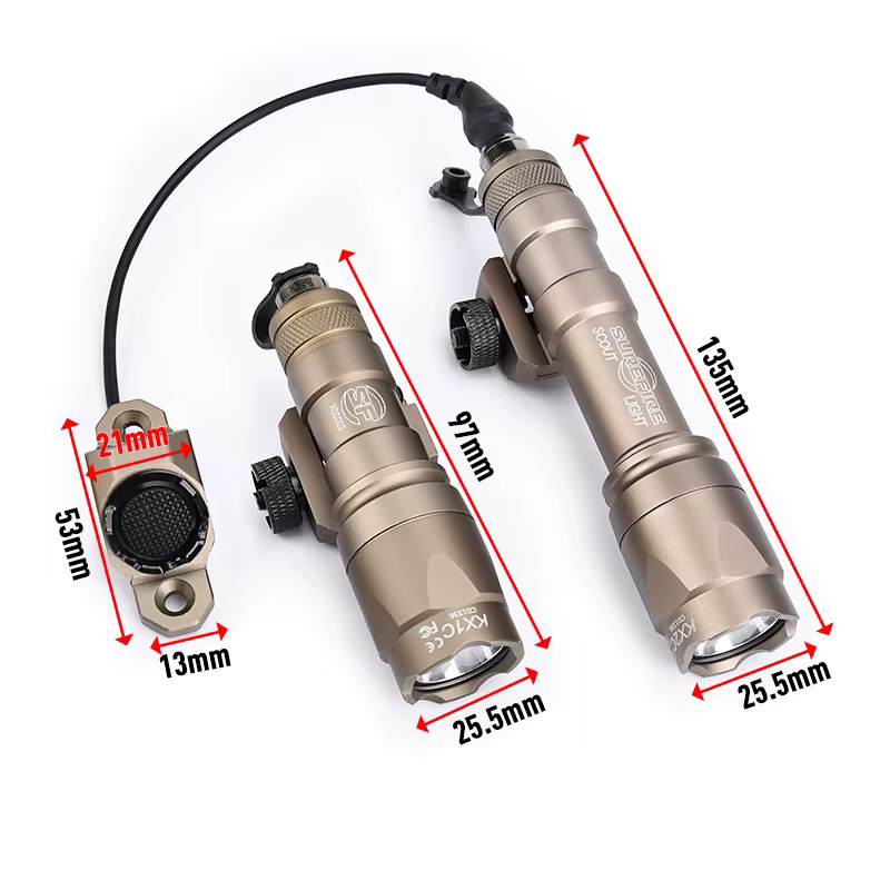 Linterna táctica SureFire Scout LED blanca para riel Picatinny - imagen 3