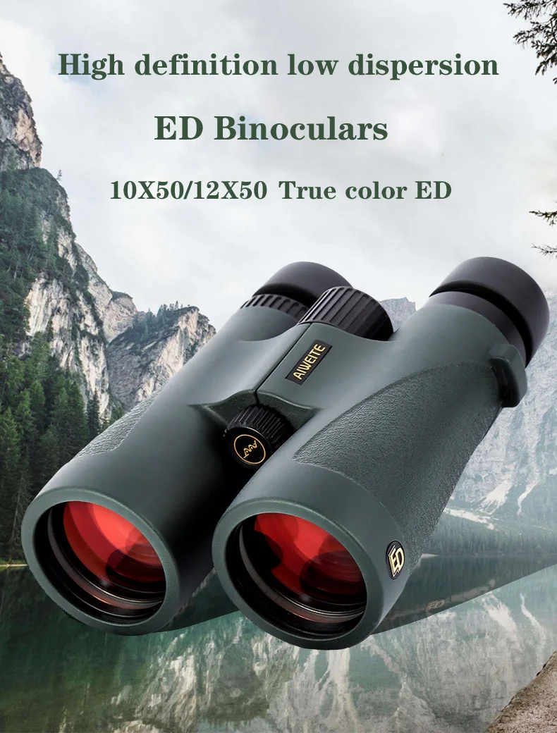 Binoculares ED para caza con prisma Bak4 y revestimiento SMC