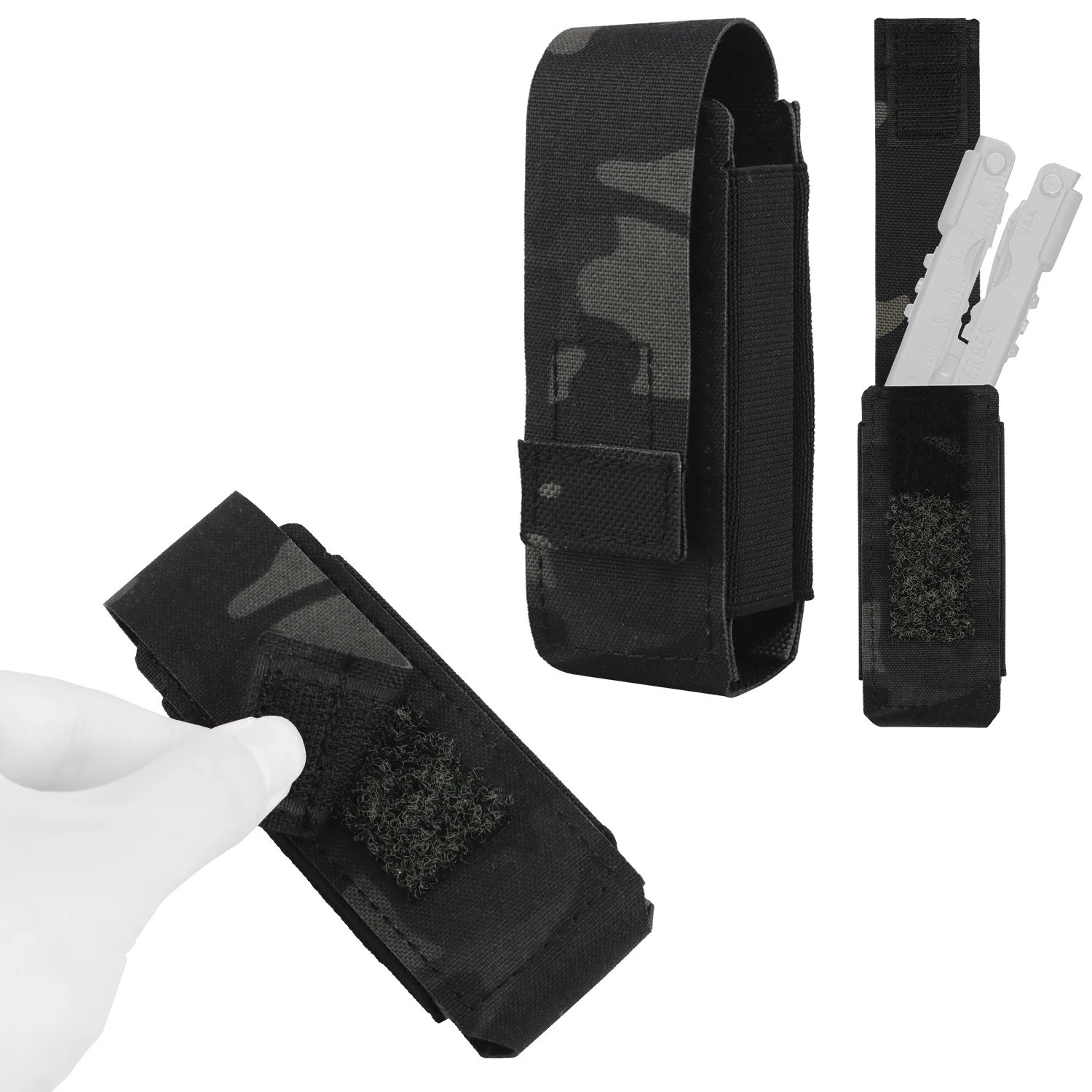 MT Funda táctica MOLLE para pistola y EDC compacto multifunción