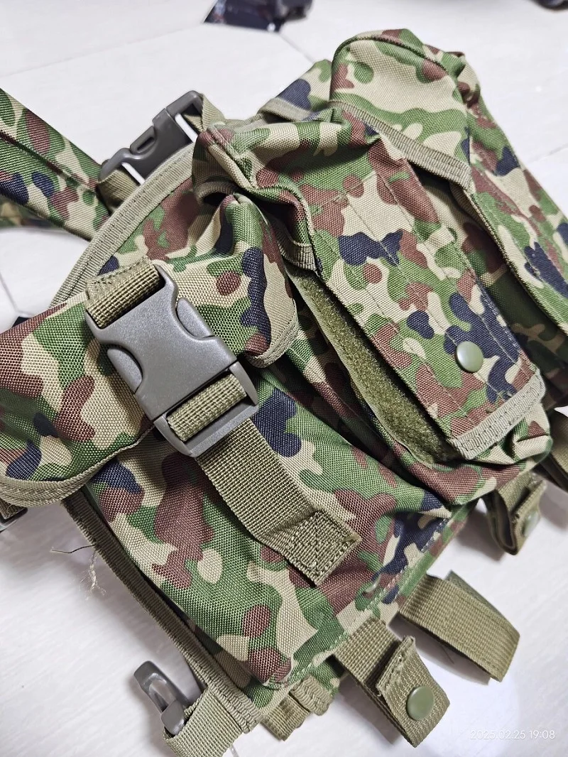 Pechera táctica entrenamiento exterior patrón manchas estilo japonés - imagen 3