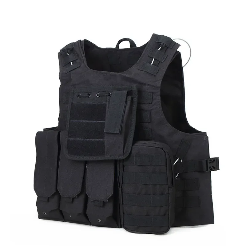 Chaleco táctico camuflaje combate para policía SWAT