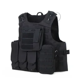 Chaleco táctico camuflaje combate para policía SWAT