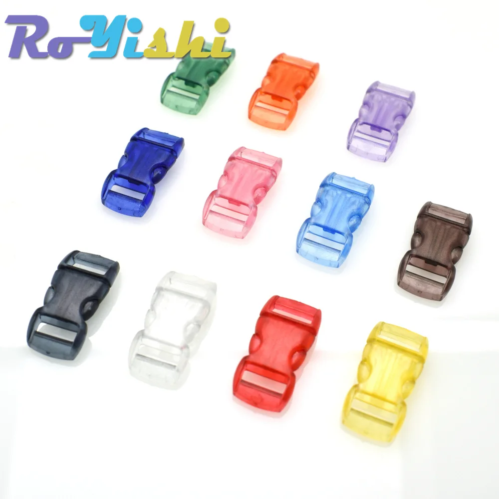 Hebillas liberación lateral curvadas para pulsera paracord – 10mm, 11 unidades - imagen 3