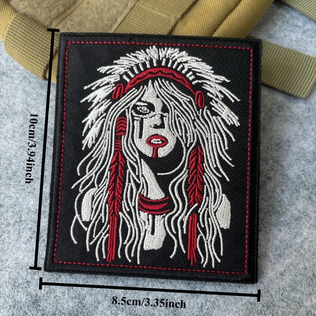 Parche bordado árbol de la vida con velcro – Insignia táctica - imagen 2