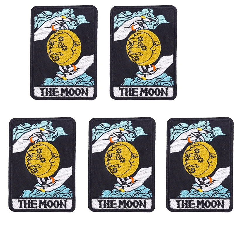 Parche bordado tarot planchar – Baraja esotérica ropa y mochila - imagen 5