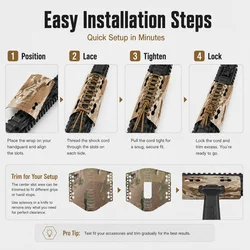 Funda térmica para guardamanos táctico, corte láser camuflaje