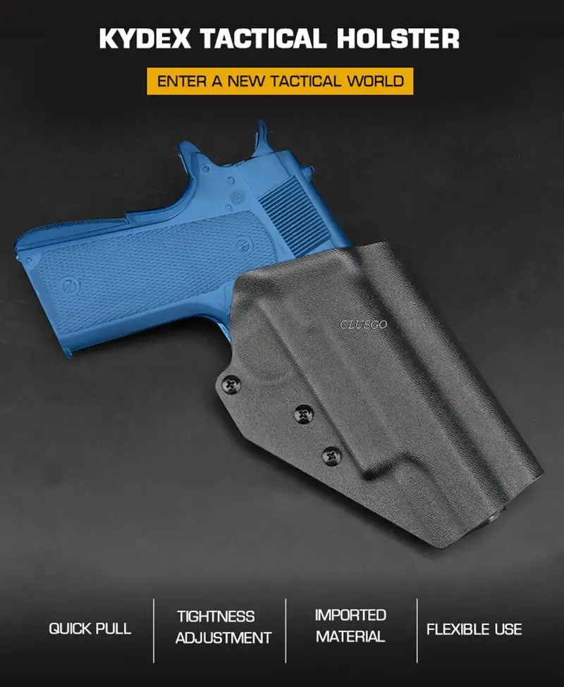 Funda táctica Kydex CLUSGO para Colt 1911