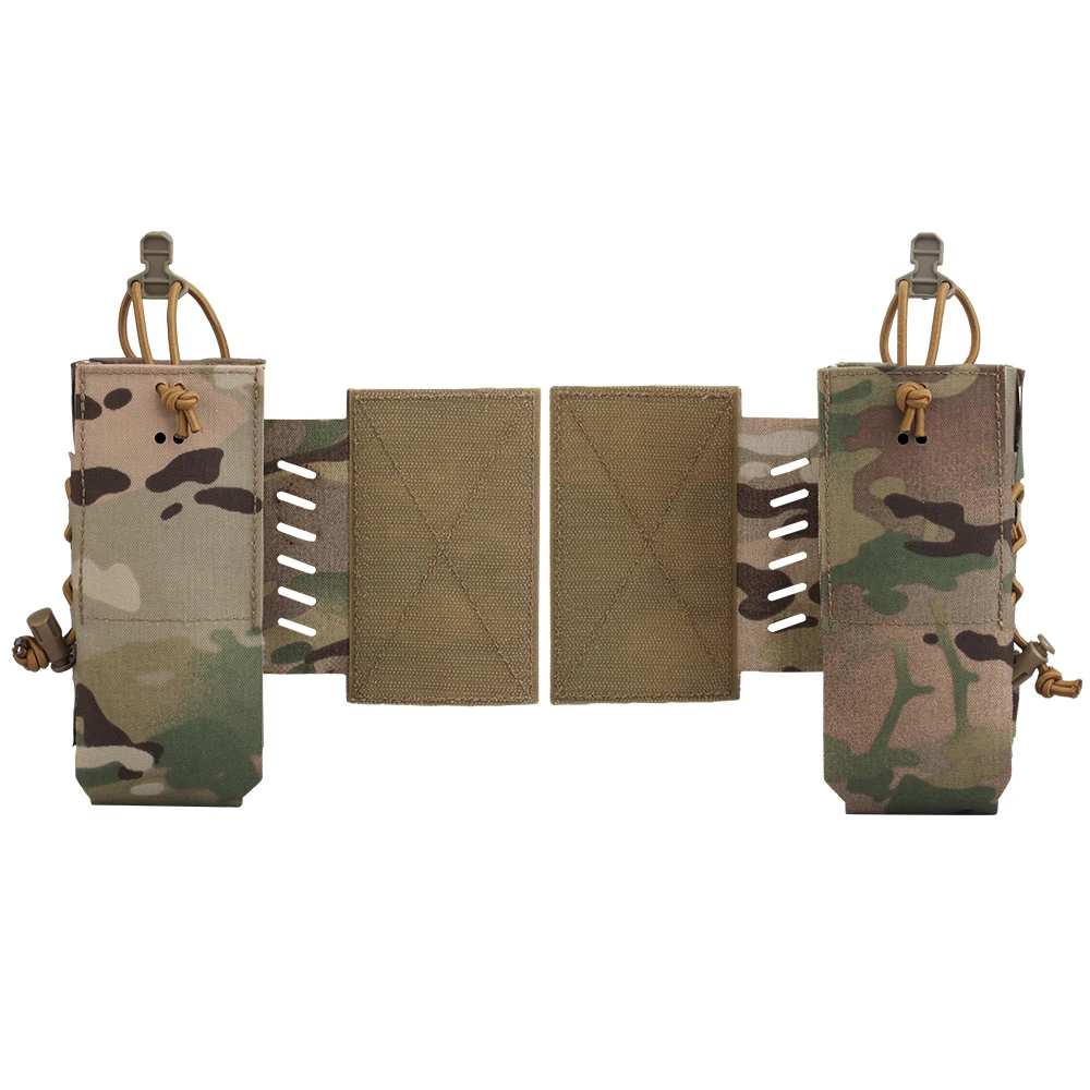 Fundas tácticas para radio AN/PRC148, expansión lateral con velcro