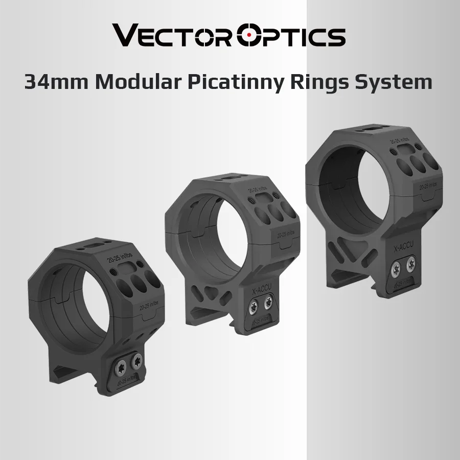 Vector Optics X-Mod anillas de montaje para mira telescópica de rifle - imagen 2