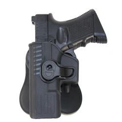 Funda táctica pistola Glock cinturón zurdos