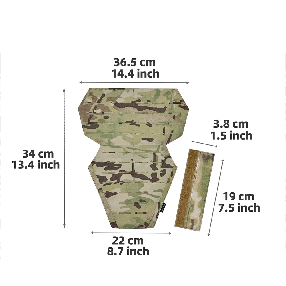 Protector táctico zona íntima EVA con panel delantero para airsoft - imagen 2