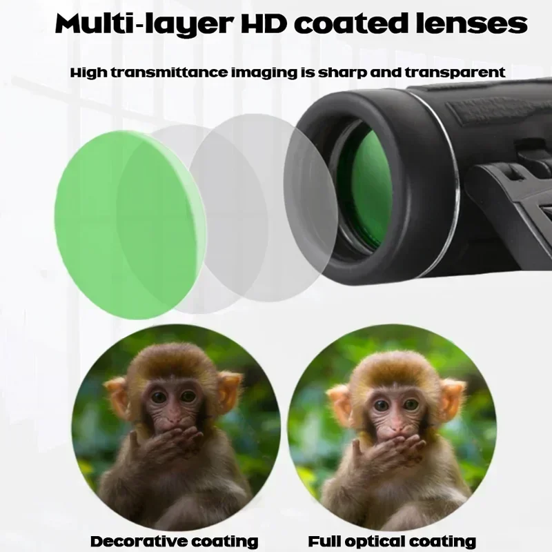 Binoculares tácticos zoom HD plegables para caza y observación - imagen 2