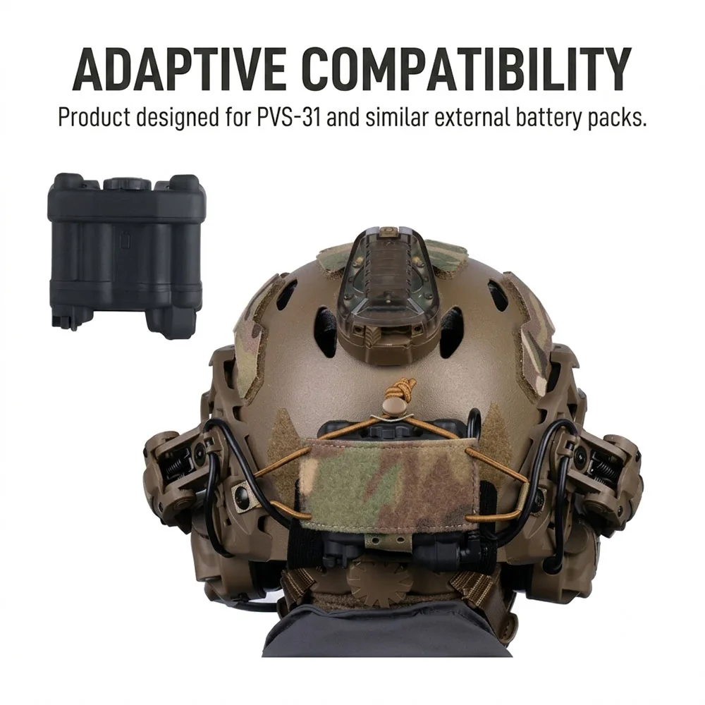 Bolsa táctica para baterías de visión nocturna ajustable contrapeso - imagen 3