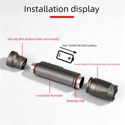 Linterna táctica SureFire M600C compatible con M-LOK y KeyMod