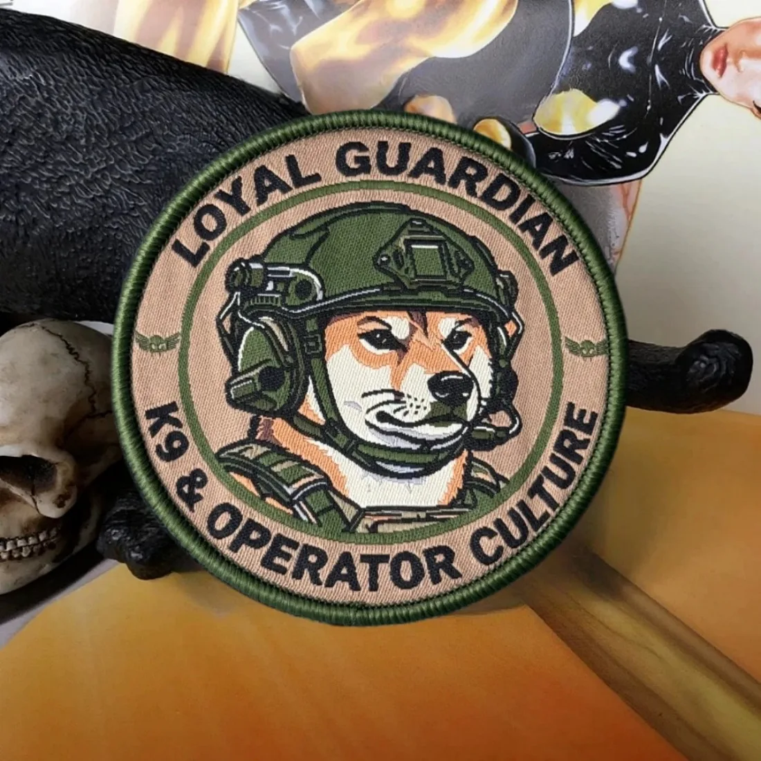 K9 OPERATOR – Parche táctico para perro con Velcro