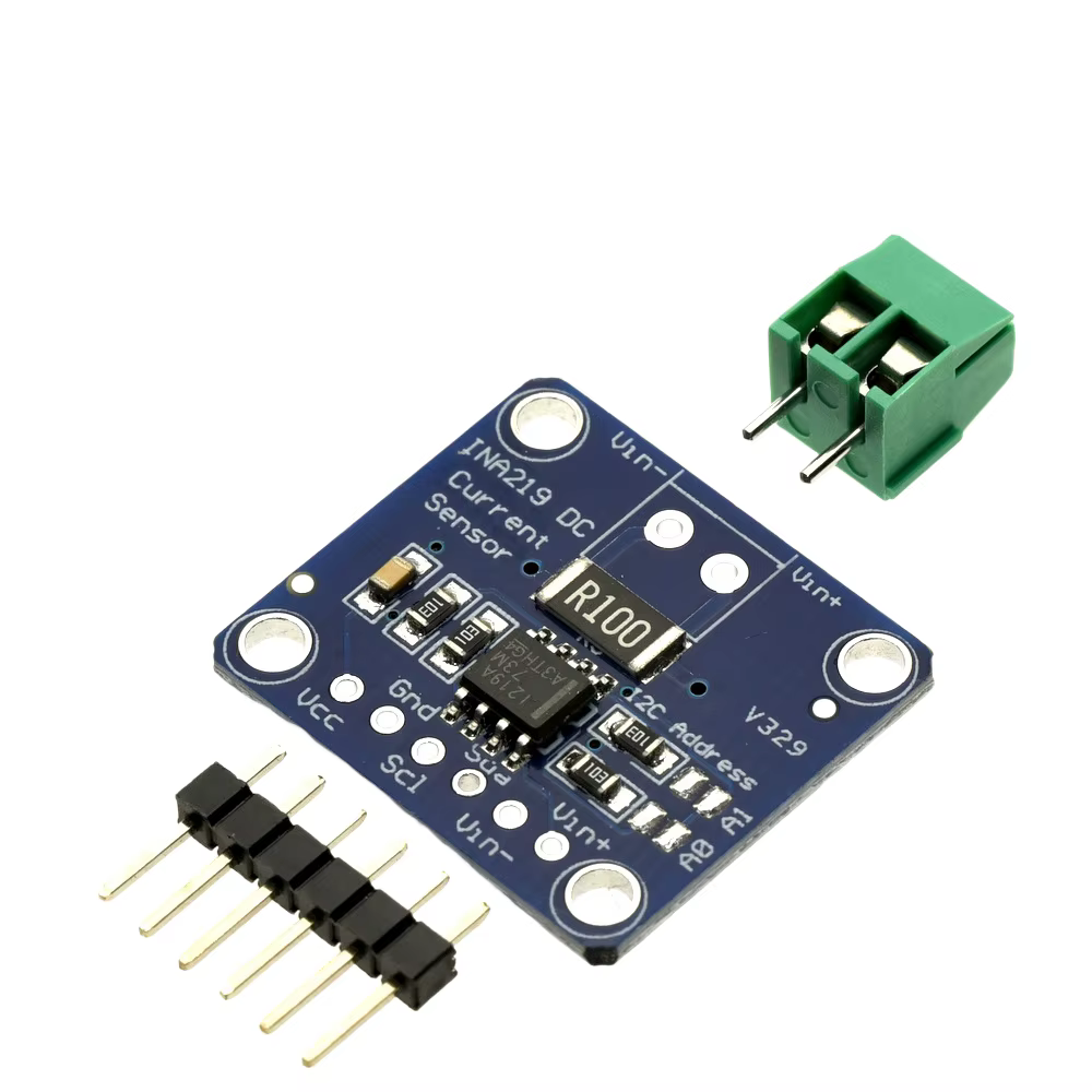 Módulo sensor corriente INA219 bidireccional I2C monitoreo potencia