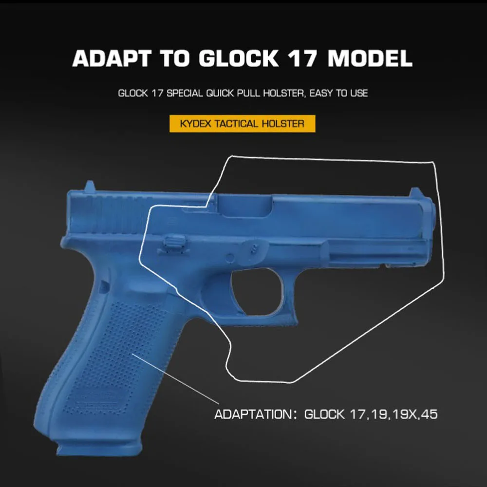 KYDEX funda táctica pistola para Glock extracción rápida - imagen 4