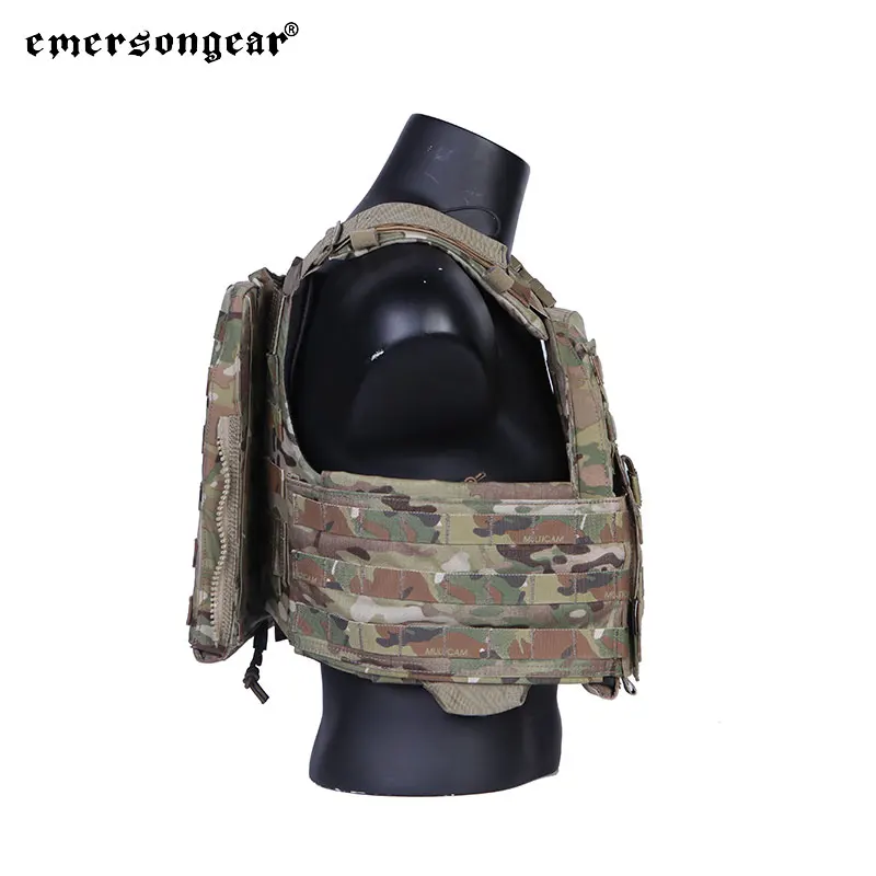 Emersongear Chaleco Táctico MOLLE Verde Portador de Placa Airsoft - imagen 2