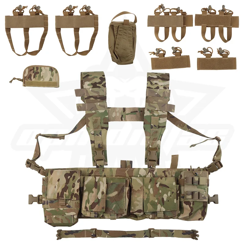 OphidianTac Chaleco táctico Molle para caza y Airsoft
