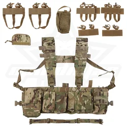 OphidianTac Chaleco táctico Molle para caza y Airsoft