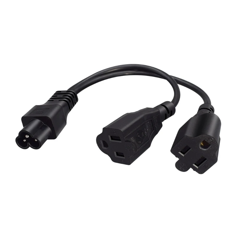 Adaptador cable bifurcador IEC320 a NEMA 5-15R para enchufes - imagen 4