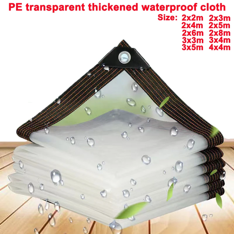 Lona impermeable transparente PE – Protección exterior multiuso - imagen 4