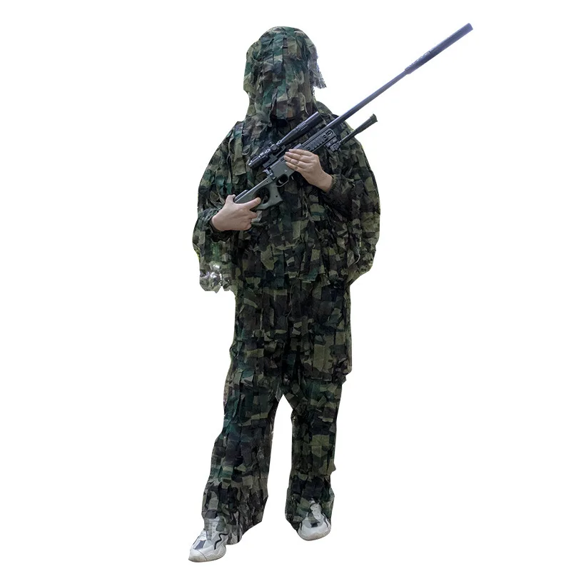 Uniforme camuflaje biónico de malla selva: chaqueta y pantalón - imagen 3
