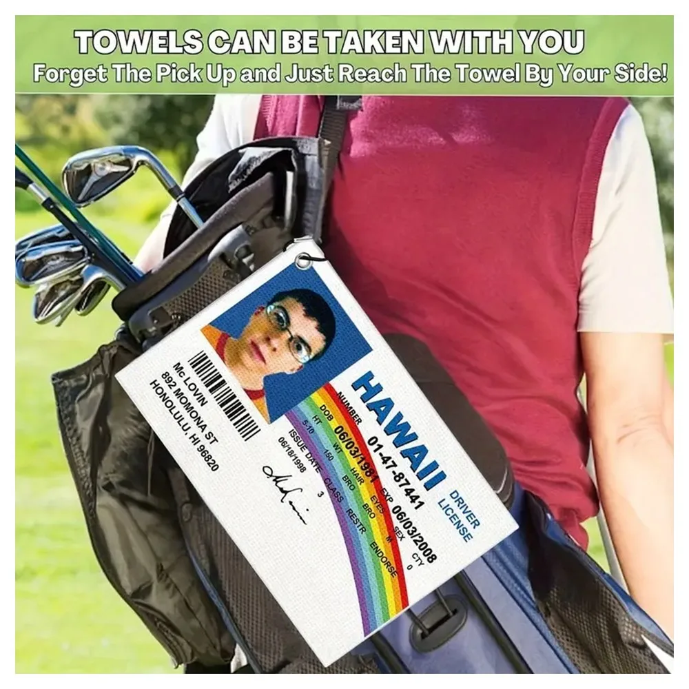 Toalla de Golf con Clip Extraíble - Microfibra Premium, Suave - imagen 3