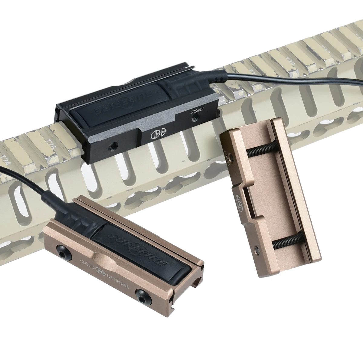 Linterna táctica SUREFIRE M600U LED CNC con riel Picatinny estándar - imagen 4
