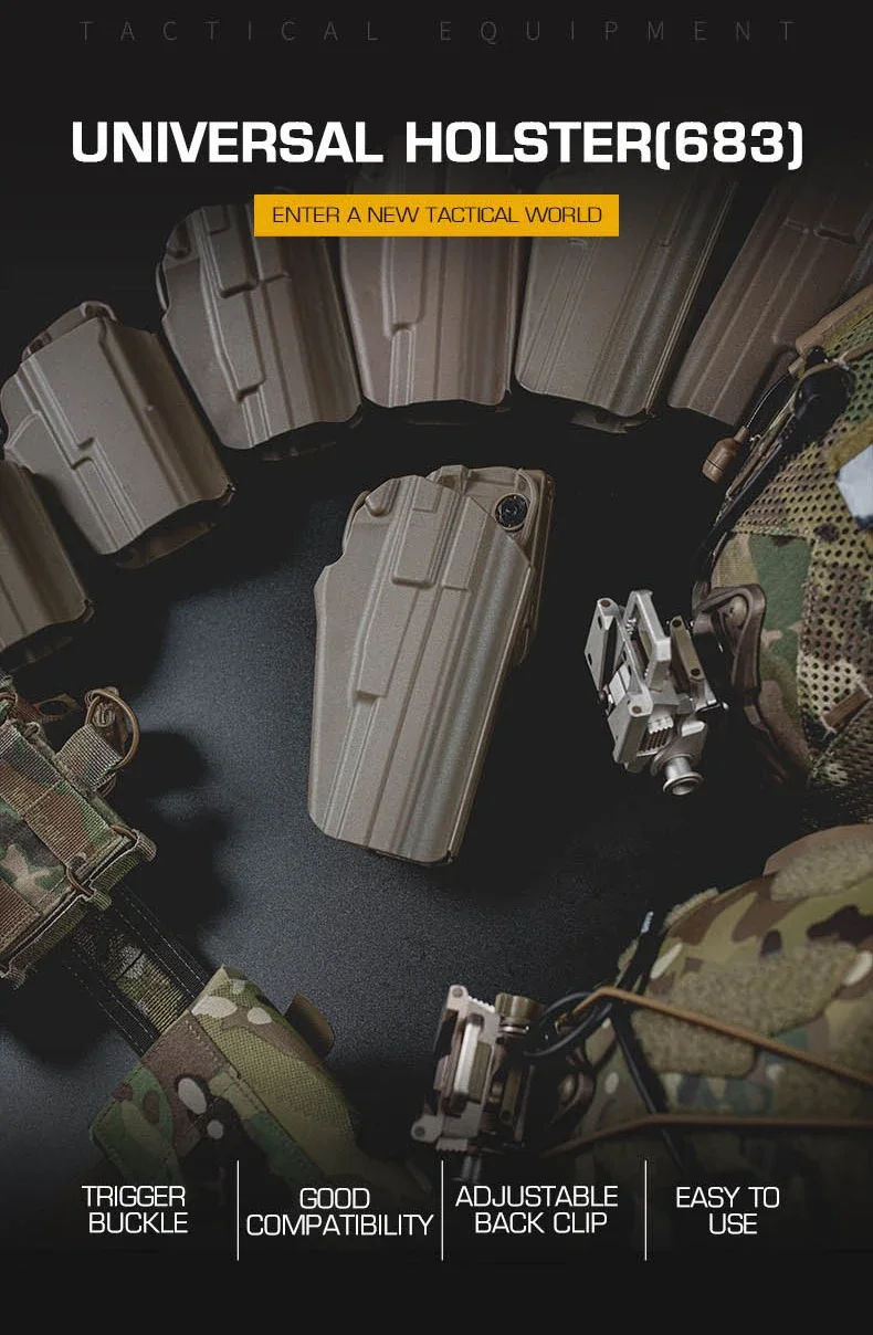 Funda táctica universal de nylon para pistola