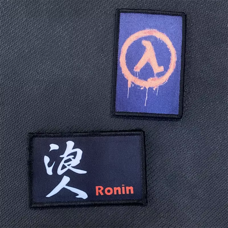 Ronin parche táctico moral para mochila y ropa - gancho y bucle - imagen 3