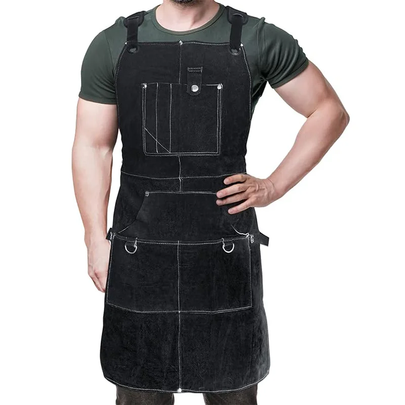 Delantal ignífugo impermeable doble cara para trabajos y cocina - imagen 2