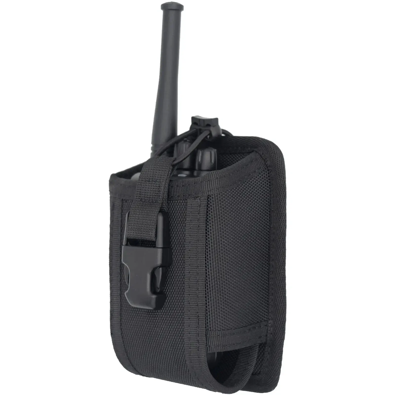 Funda táctica walkie talkie de nailon resistente para cinturón MOLLE
