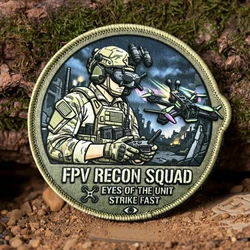 Recon Squad parche táctico FPV para chaleco con velcro gancho-bucle